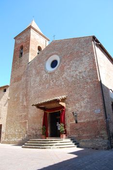 The medieval burg of Certaldo Alto, near Florence, is a beautiful example of the medieval italian architecure 