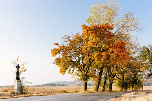 autumnal countryside, Czech Republic