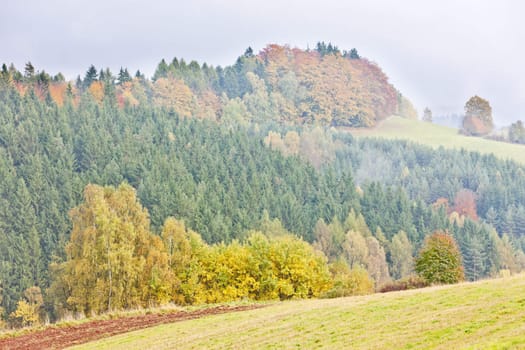 autumnal landscape, Czech Republic