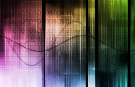 Business Abstract Technology as a Background Art