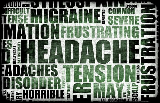 Severe Headache Medical Condition as a Background