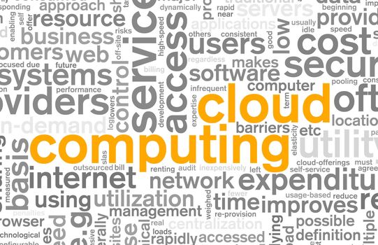 Cloud Computing Technology Concept as a Abstract