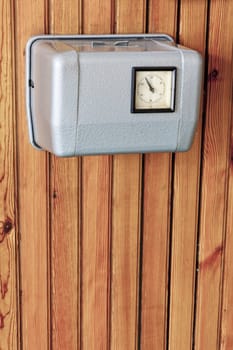 time clock on the wall