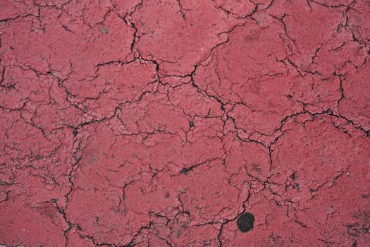 Weathered and cracked red wall, great as texture or background