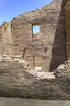 Ancient Ruins at Chaco Canyon, New Mexico