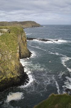 Landscape of Giant's Causeway Northern Ireland