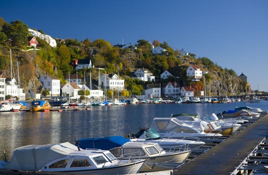 harbour of Risor, Norway