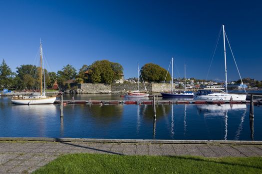 harbour of Kristiansand, Norway