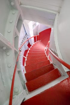 lighthouse''s staircase, Lindesnes, Norway