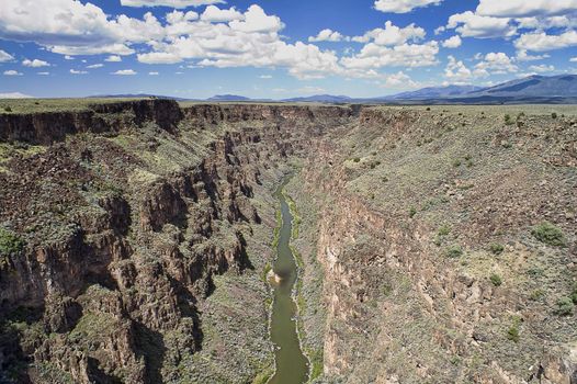 Rio Grande Gorge near Taos New Mexico, USA.