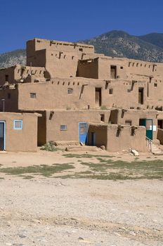 Ancient City of Taos, New Mexico USA.