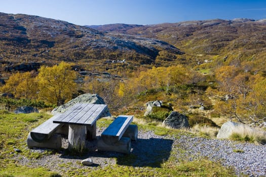mountain range near Urdvassheii Peak, Norway