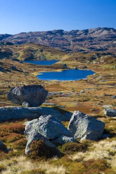 mountain range near Urdvassheii Peak, Norway