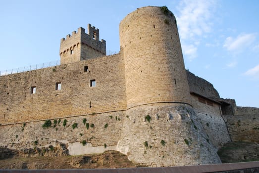 Staggia Senese is a small town near Siena with a castle and city walls that are a typical example of the medieval architecture in Tuscany