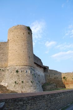 Staggia Senese is a small town near Siena with a castle and city walls that are a typical example of the medieval architecture in Tuscany