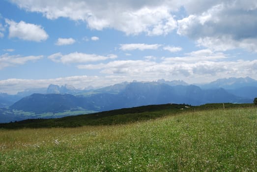 Italian Alpen landscape during summer