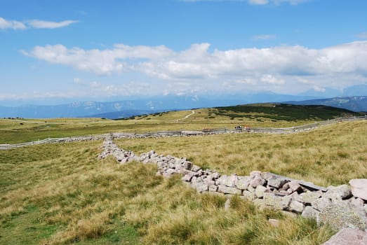 Italian Alpen landscape during summer