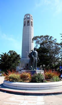 The Coit Tower in San Francisco USA
