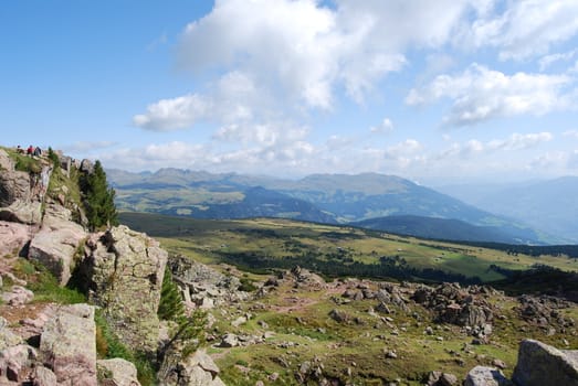 Italian Alpen landscape during summer