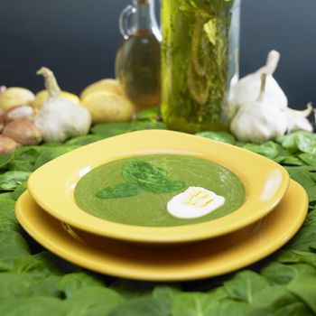 cream spinach soup