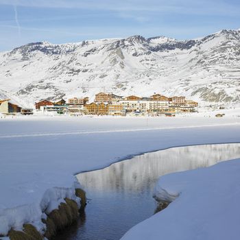 Tignes-le-Lac, Alps Mountains, Savoie, France