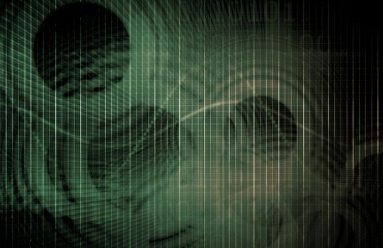 Futuristic Technology Concept as a Data Abstract