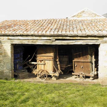 old agriculture machines, France