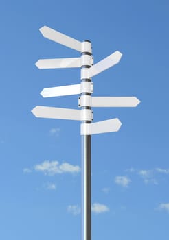 against blue sky with white clouds