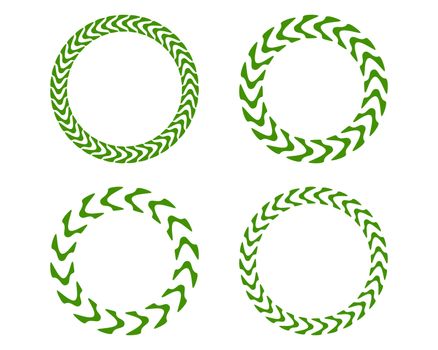 Green wreaths