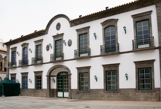 An european antique house in Macau downtown