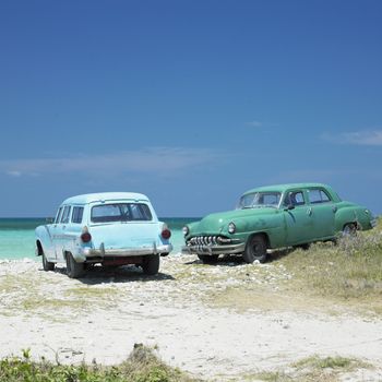 old cars, Playa del Este, Havana Province, Cuba