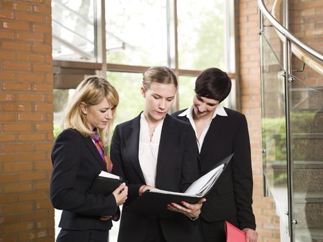 Three businesswoman in a meeting