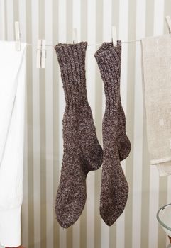 Drying socks