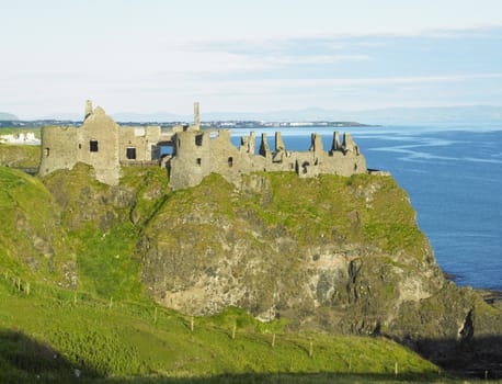 ruins of Dunluce Castle, County Antrim, Northern Ireland