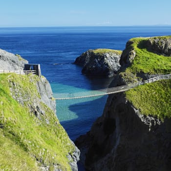 Carrick-a-rede Rope Bridge, County Antrim, Northern Ireland