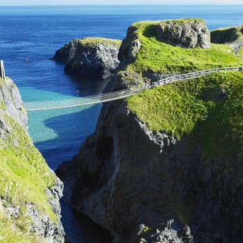 Carrick-a-rede Rope Bridge, County Antrim, Northern Ireland