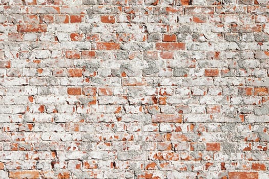 Brick wall with mortar as a pattern