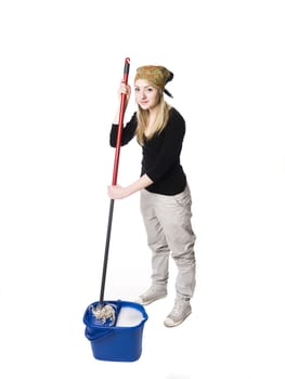 Cleaning lady