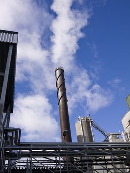 Smoking chimney