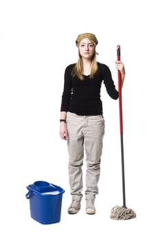 Cleaning lady
