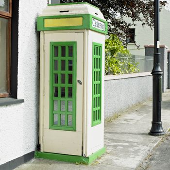 telephone booth, Malin, County Donegal, Ireland