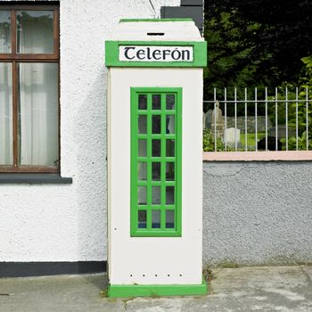 telephone booth, Malin, County Donegal, Ireland