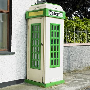 telephone booth, Malin, County Donegal, Ireland