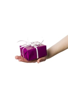 Hand with a present