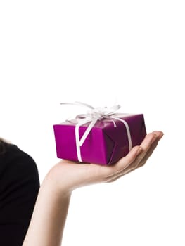Hand with a present