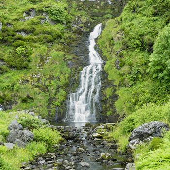 Assarancagh Waterfall, County Donegal, Ireland