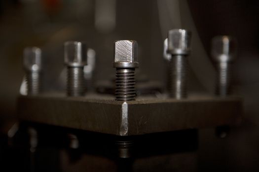 Screws in a workshop