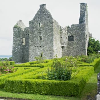 ruins of Tully Castle, County Fermanagh, Northern Ireland