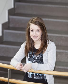 Girl smiling