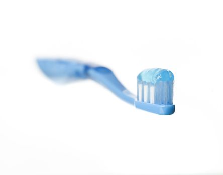 Blue toothbrush